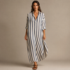 MARCELLA | Striped Oversized Maxi Dress