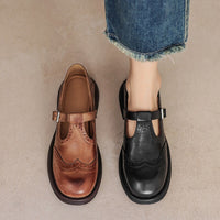 Risla™ | Leather Mary Janes