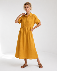 LYSANDRA | Flowing Summer Shirt Dress