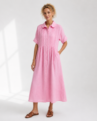 LYSANDRA | Flowing Summer Shirt Dress