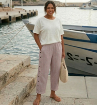 Elena | Striped Summer Pants