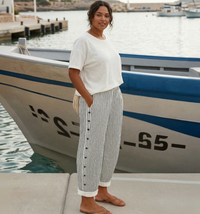 Elena | Striped Summer Pants