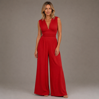 CHARITY | Chic Sleeveless Wide-Leg Jumpsuit