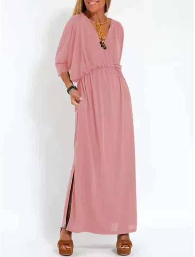 ISABELLA | Long flowing dress with a unique style for any occasion