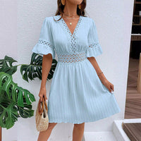 Clara | Comfortable Summer Dress with Lace Details