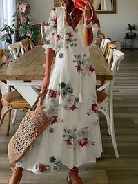ARIA | Boho Tummy Coverage Dress